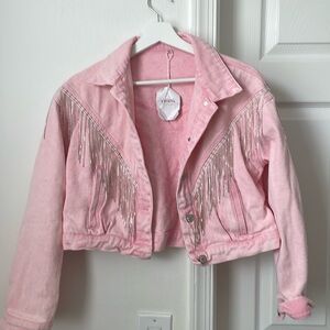 Pink Cowgirl Denim Jacket